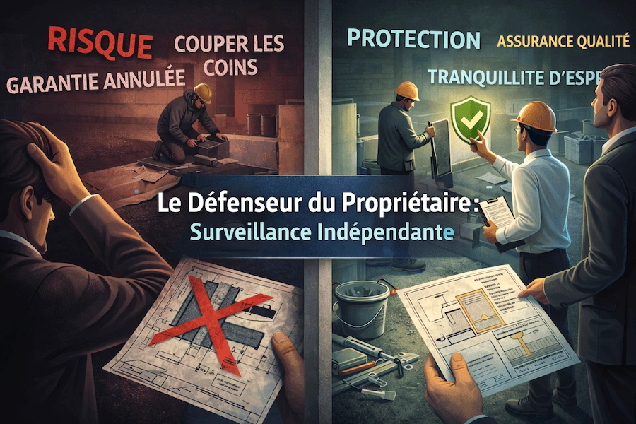 Le protecteur du propriétaire : Pourquoi vous avez besoin d’un ingénieur pour la surveillance de vos travaux de réfection
